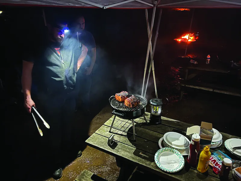 Camp cooking
